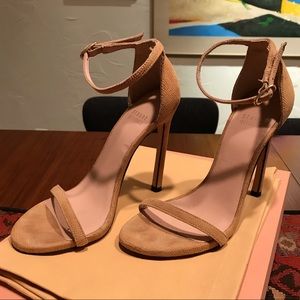 Stuart Weitzman Nudist Sandal Size 35, Tan Nude